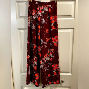 Forever 21 BohoChic Wide-Leg Floral Pants